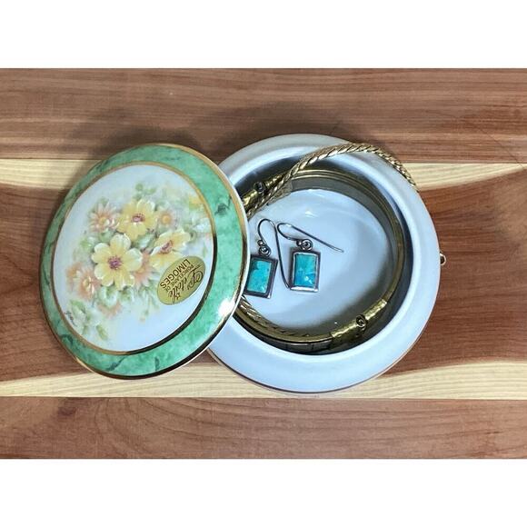 Vintage Limoges L’etoile Porcelain Trinket Box France - Picture 1 of 6